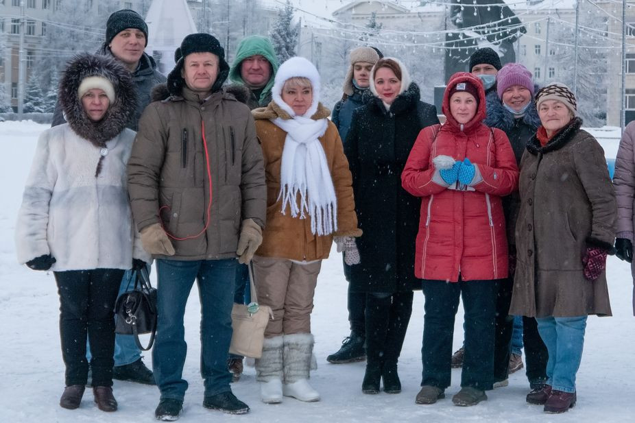 В Архангельске сторонники Алексея Навального провели акцию в его поддержку
