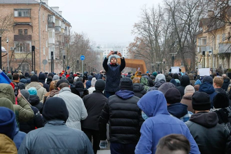 Редактора Telegram-канала в Белгороде арестовали на трое суток из-за постов про митинг в защиту Навального 